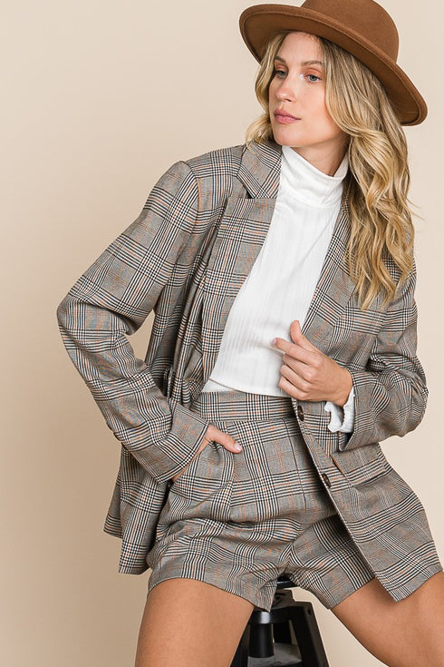 TARTAN CHECK JACKET